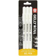 White gel pen Sakura Gelly Roll Gel Pen Classic White Mixed 3 Set