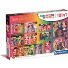 Rainbow high color Clementoni Clementoni Clementoni Puzzle 10 in 1 Rainbow High 20273
