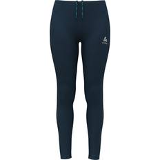 Herr - Löpning - Svarta Underställsbyxor Odlo Essential Warm Tights Women Petrol Träningsbyxor 2022