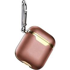 Airpods etui eStore Beskyttelsesetui til AirPods Etui Brun guld