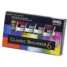 Liquitex heavy body acrylic classic beginner set 6x22 ml