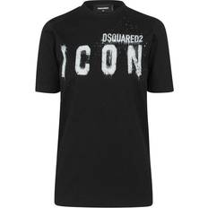 DSquared2 Icon Spray Logo T-shirt - Black