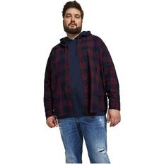 Jack & Jones JACK & JONES Rutig Plus Size-skjorta Man Port Royale