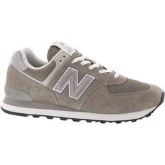 Gray - Women Walking Shoes New Balance 574 Core Wide W - Grey