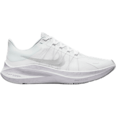 Natuurlijk - Vrouw Hardloopschoenen Nike WMNS Zoom Winflo 8 - White/Metallic Silver