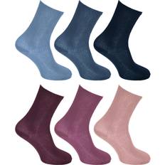 Women's Healthy Easy-Slide Socks 6-pack - Multicolour