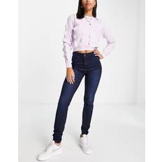 Noisy May Noisy May Callie HW Skinny Jeans Jeans Dam mörkblå