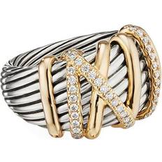 Jewelry Helena Ring w/ Diamonds & 18k WHITE/SILVER