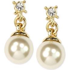 Anne Klein Faux Pearl Drop Earrings