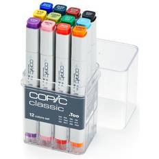 Copic Copic Classic Markers, Basic Set, 12 Markers