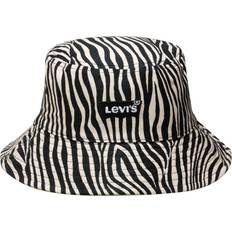 Weiß Hüte cotton bucket hat, Black