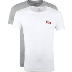 Levi's Crewneck Graphic Tee T-Shirt - White/Mineral Black