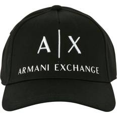 Blue Caps Armani Exchange Men's Ax Logo Cap Black/White