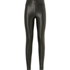 Vila XL Leggings Vila Vibarb Coated Hw Leggins - Black