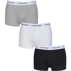 Cotone Intimo maschile Calvin Klein Low Rise Trunk 3-pack - Black/White/Grey