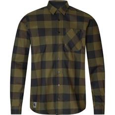 Seeland Toronto Checkered & Light Shirt - Green Check