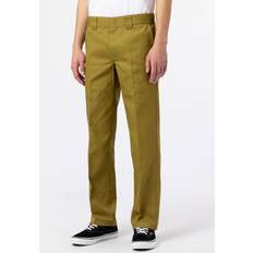 Cotone Pantaloni Pantaloni Da Lavoro Slim A Gamba Dritta 873 Uomo Kaki