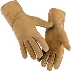 Sheepskin gloves Eastern Counties Leather Womens/Ladies Long Cuff Sheepskin Gloves (Coffee)