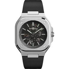 Bell & Ross Women Wrist Watches Bell & Ross BR 05 Skeleton Nightlum (BR05A-BL-SK-ST/SRB)