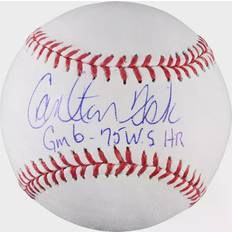Baseball Sports Fan Products Fanatics Boston Red Sox Carlton Fisk Autographed Baseball