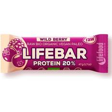 Blåbær Bars Lifefood LifeBar Protein Bar WildBerry 47g 1 stk