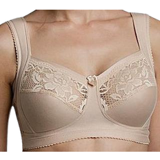 Clothing Miss Mary Comfortable Soft Cup Bra - Beige