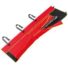 Borse da sci Leki Alpino Ski Wrap Alpine Skis Bag 210 cm Fluorescent Red Black