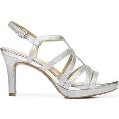 Silver - Women Sandals Naturalizer Baylor - Silver Glitter