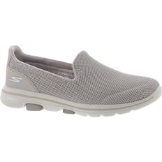 Textile Walking Shoes Go Walk 5 - Taupe Textile Trim