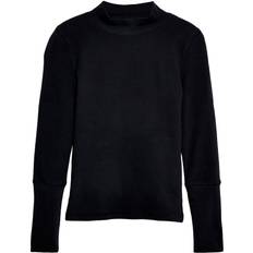 High Collar T-shirts Free People The Rickie Mock Neck T-shirt - Black