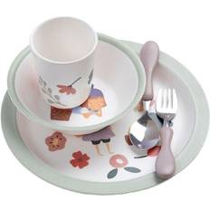 Sebra Barnserviser Sebra Melamine Dinner Set Pixie Land