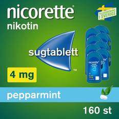 Nicorette pepparmint Nicorette Pepparmint 4mg 160 st Sugtablett