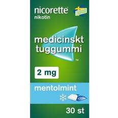 Nicorette mentolmint Nicorette Mentholmint 2mg 30 st Tuggummi