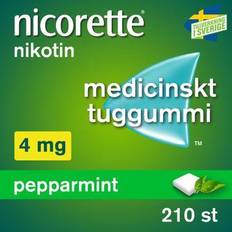 Nicorette pepparmint Nicorette Pepparmint 4mg 210 st Tuggummi