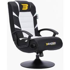 Gaming Chairs Brazen Gamingchairs Pride 2.1 Bluetooth Surround Sound Gaming Chair - Black/White