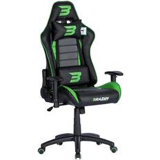 Brazen Gamingchairs Sentinel Elite PC Gaming Chair - Black/Green