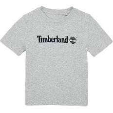 Timberland Boy's Logo Short Sleeve T-shirt - Chine Grey (T25P22)