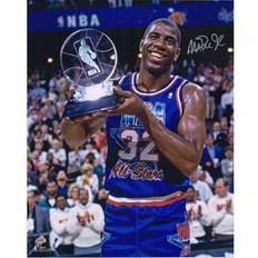 Fanatics Los Angeles Lakers Magic Johnson 16" x 20" Holding All-Star Game MVP Trophy Photograph