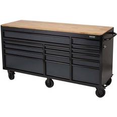Tool cabinet Bunker Draper Bunker Workbench Roller Tool Cabinet 15 Drawer 72" Grey