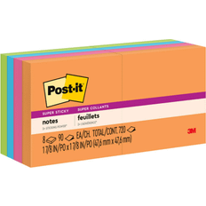 Multicoloured Sticky Notes Post-it Post-it Super Sticky Rio De Janeiro Notes 47x47mm (8pk)