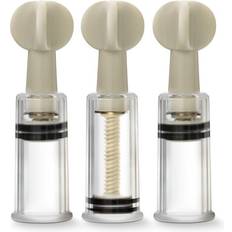 Temptasia Clit And Nipple Twist Suckers Set of 3 Clear