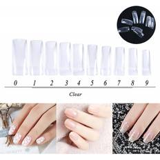 Nageltippar Lösnaglar Nageltippar Clear Akryl Tippar