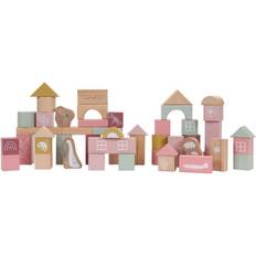 Little Dutch Building Games Little Dutch Byggklossar Rosa, Trä