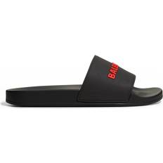 Balenciaga Men Slippers & Sandals Balenciaga Logo Slide - Black/Red