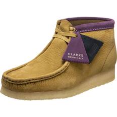 Damen - Weiß Mokassins Wallabee Schuhe - Braun