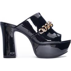 Samsøe Samsøe Chinese Laundry Ditzy Slide Women's Sandal Black/Patent