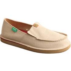 Twisted X Mens Slip-On Loafers Khaki