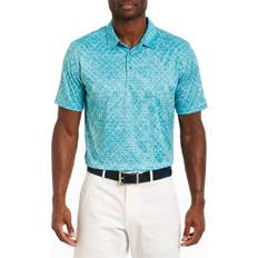 Downdrift Knit Polo Shirt Seafoam