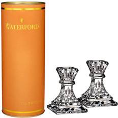 Candlesticks Waterford Giftology 4" Pair Clear Clear Candlestick