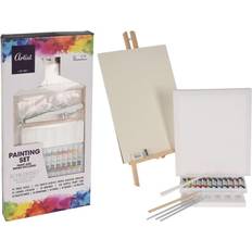 Pinceaux Artist 34-Piece Painting Art Set with Easel